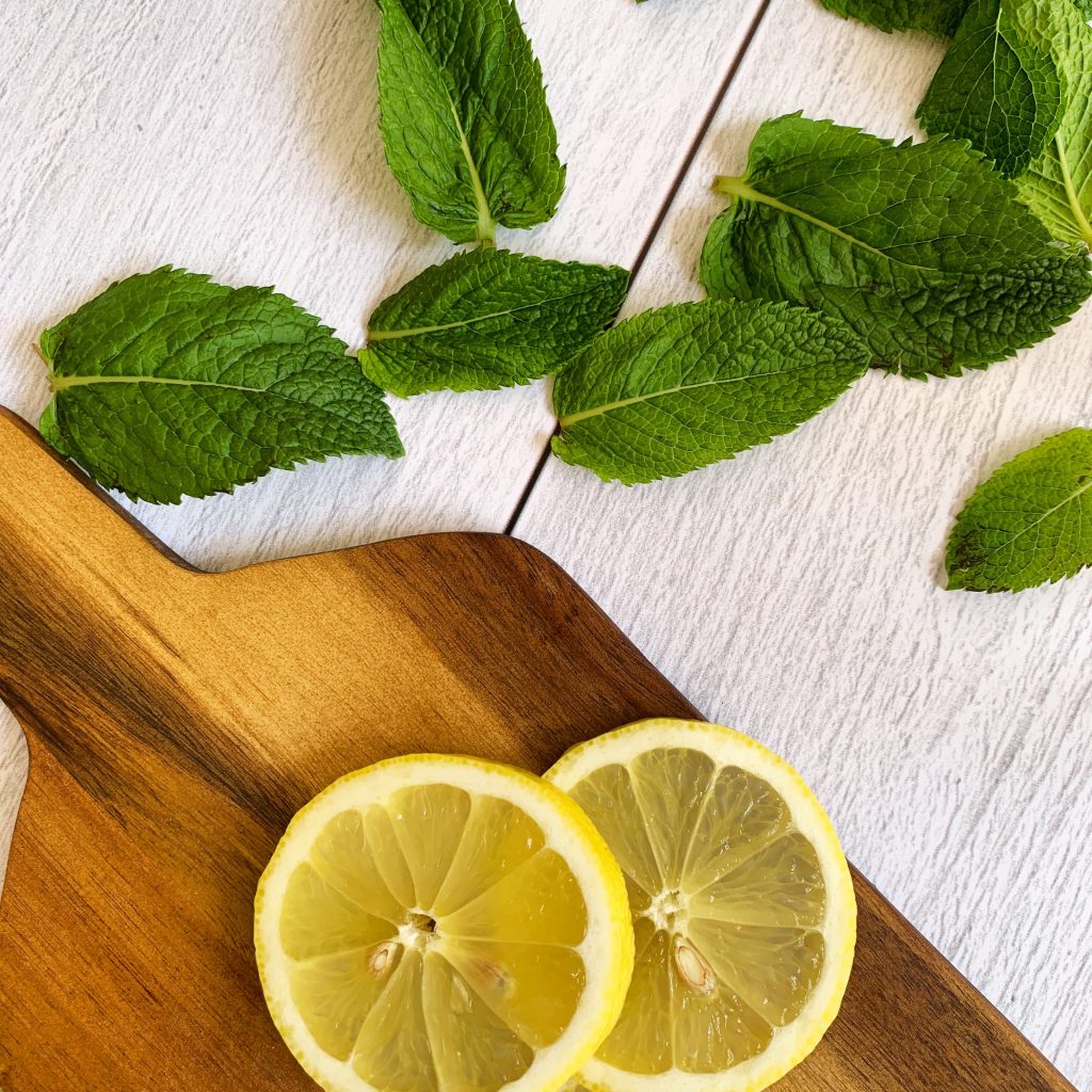 Photo citronnade menthe
