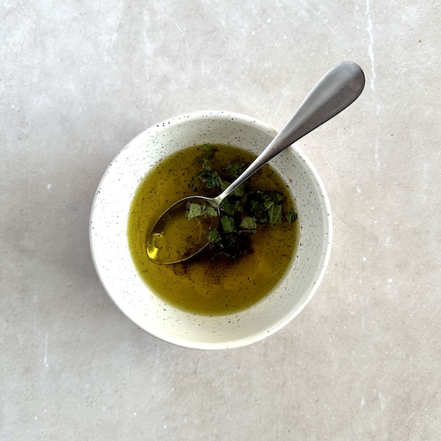 Salade de pates feves radis étape 4